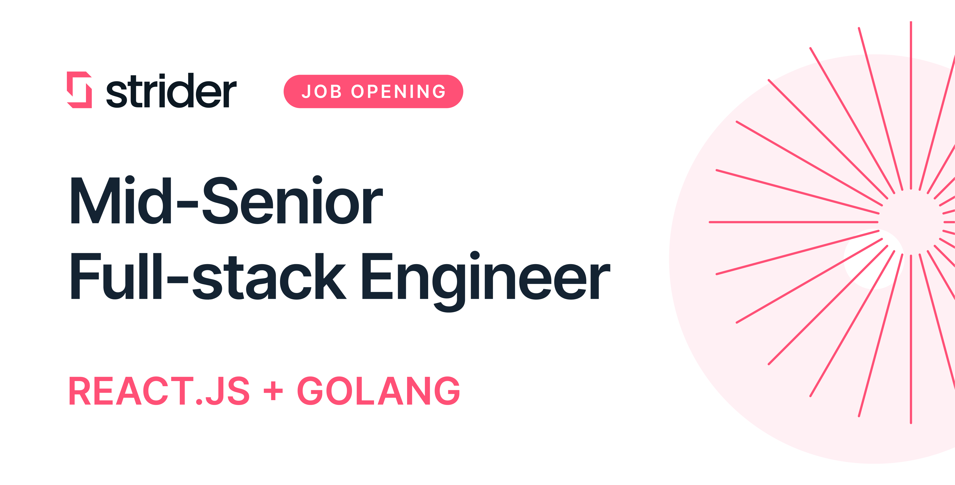 Mid-senior Full-stack Engineer - React.js, Golang - Node.js, React.js ...