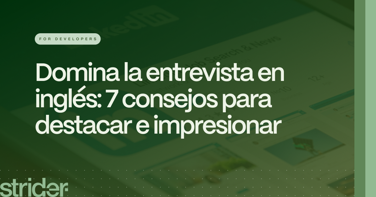 Entrevista en ingles