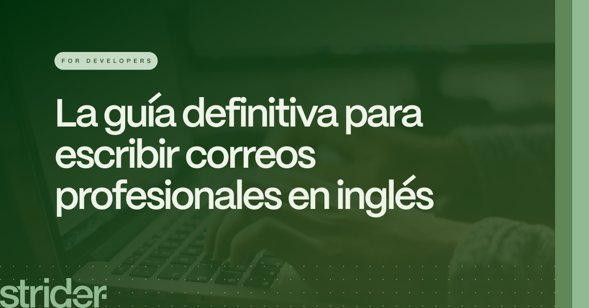 Guia para escribir correos en ingles
