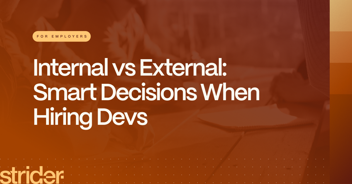 Internal vs external hiring