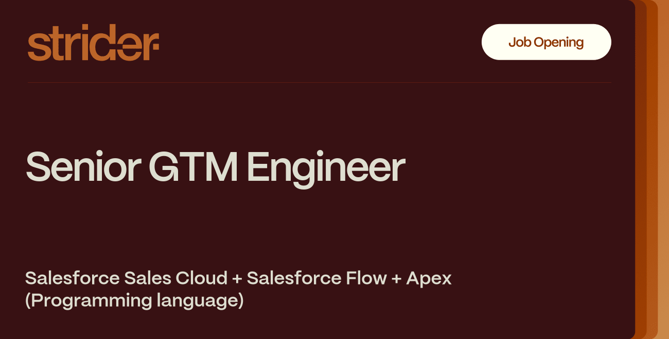 Senior GTM Engineer - Salesforce Sales Cloud, Salesforce Flow - Pet ...