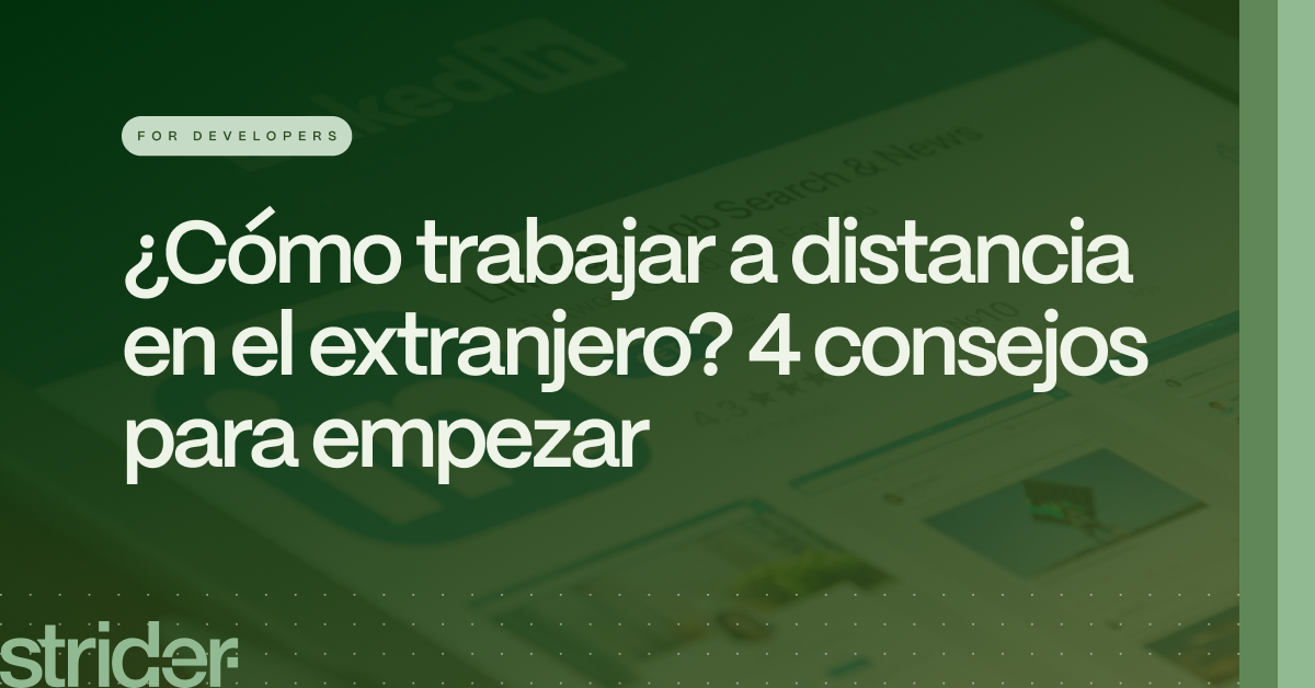 trabajar a distancia